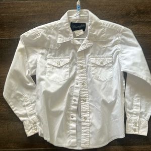 Boys Wrangler Snap Button Down 7/8
